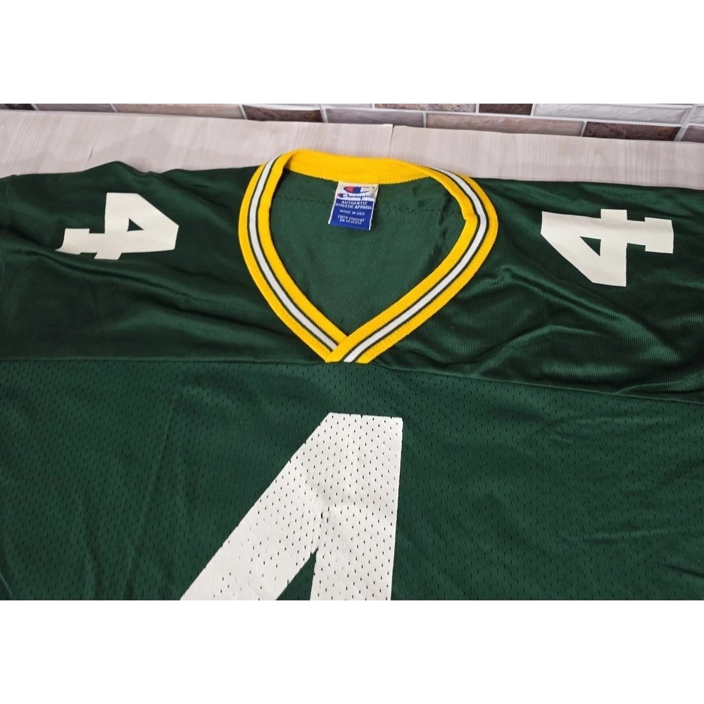 90s Champion On Field Brett Favre #4 Packers Jersey Size 44 | Rare Vintage NFL